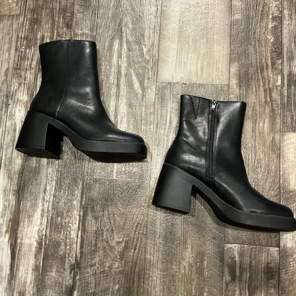 Sun + Stone Elegant Black Women's Ankle Boots Size 9.5 - Picture 16 of 16